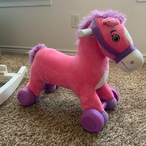 Rockin' Rider Charger 2-in-1 Pony, Pink